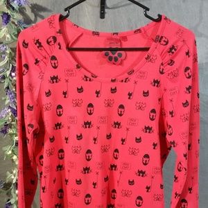 Azona AO2 Juniors M Red/Black Top